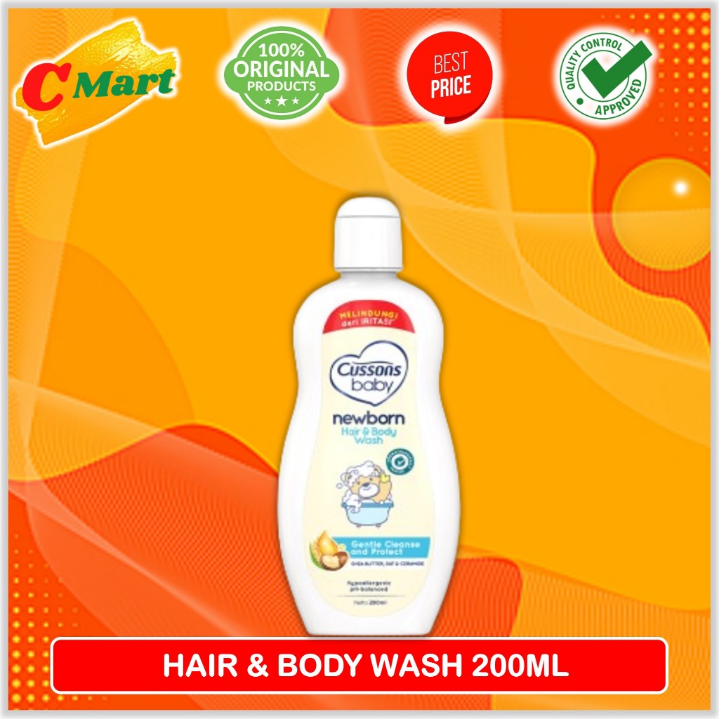 Cussons Baby Newborn Hair Body Wash Series Baby Wash Sabun Bayi 2In1  Cusson CMART