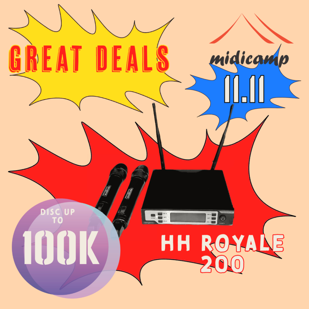 Jual Recording Tech HH Royale 200 Mic Wireless Handheld 2 microphone ...
