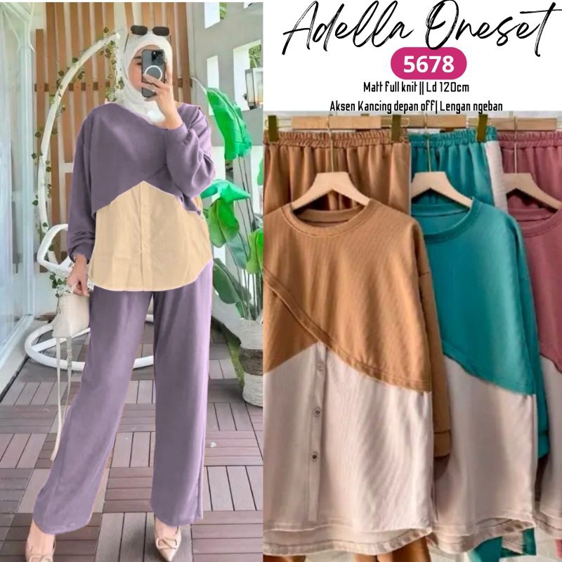 Jual ONE SET ADELA KNIT | Shopee Indonesia
