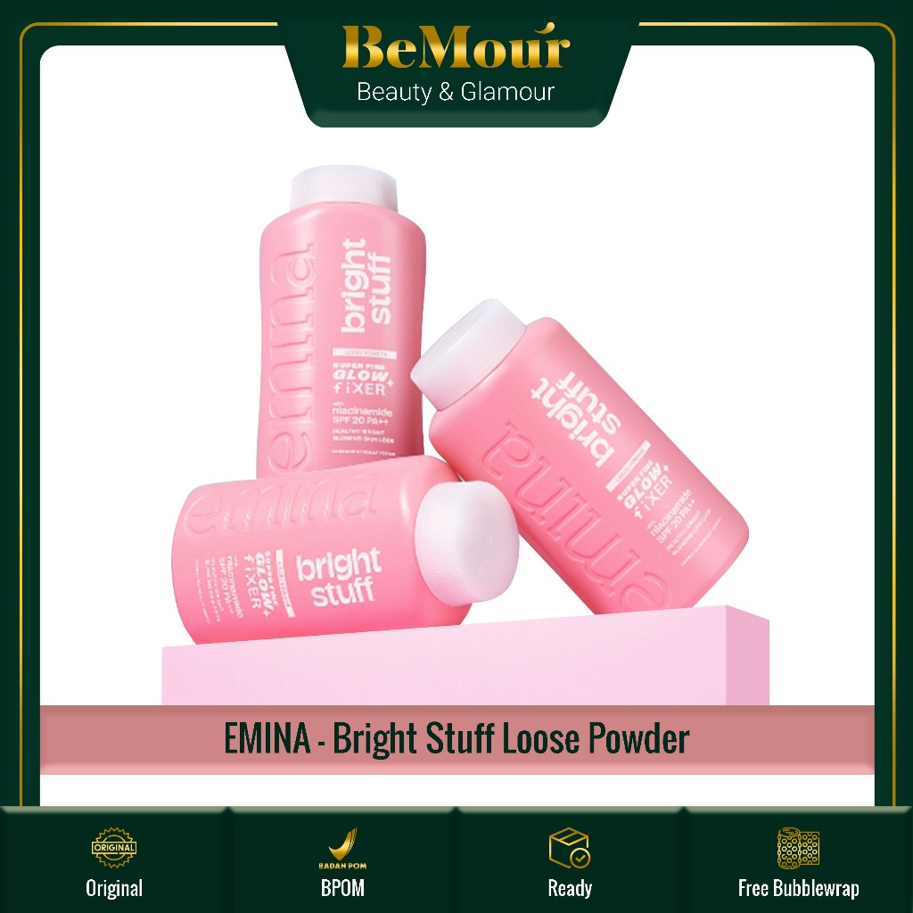 Jual EMINA - BRIGHT STUFF LOOSE POWDER ( 55 g ) - Bedak Tabur Cerah ...
