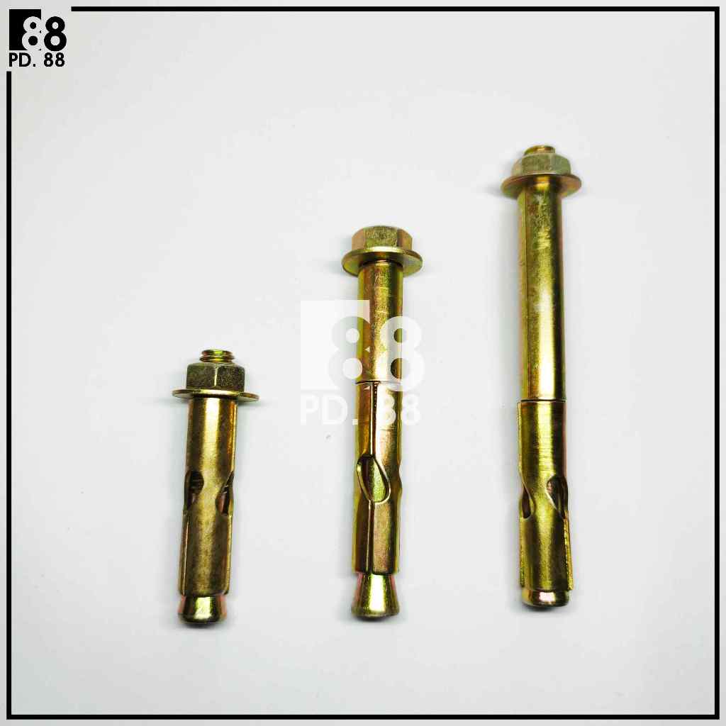 Jual Dynabolt M8 / Baut Beton / Ramset / Dinabol M8x40 / M8x65 / M8x85 ...