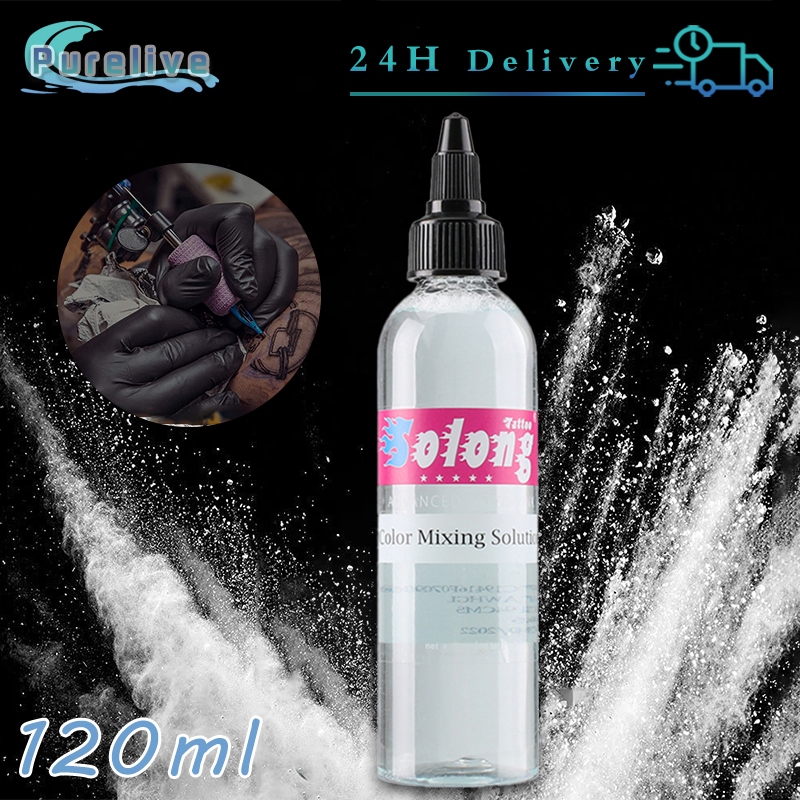 Jual 120ml Tattoo Ink Color Mixing Solution Special Shading Mixing ...