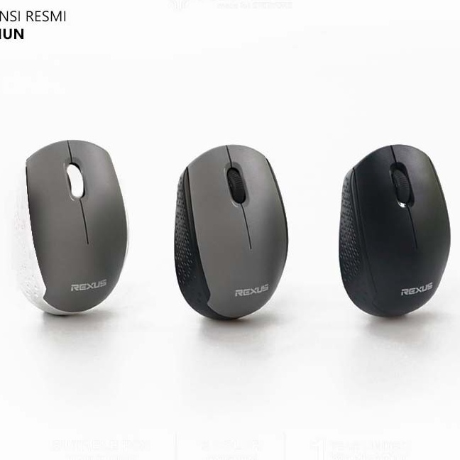 Jual Unggul Mouse Rexus Q3 Office Wireless Silent Click Mouse Nano USB ...