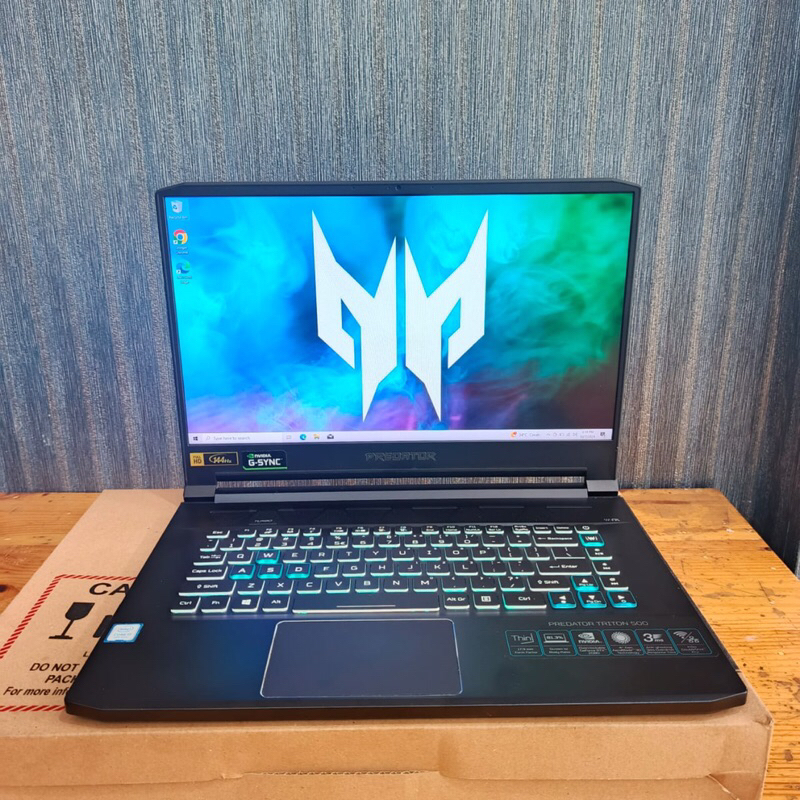 Laptop Acer Predator TRITON 500, PT515-51, Laptop seri high End dengan VGA  RTX 2080 8Gb, Gaming Editing super ngebut