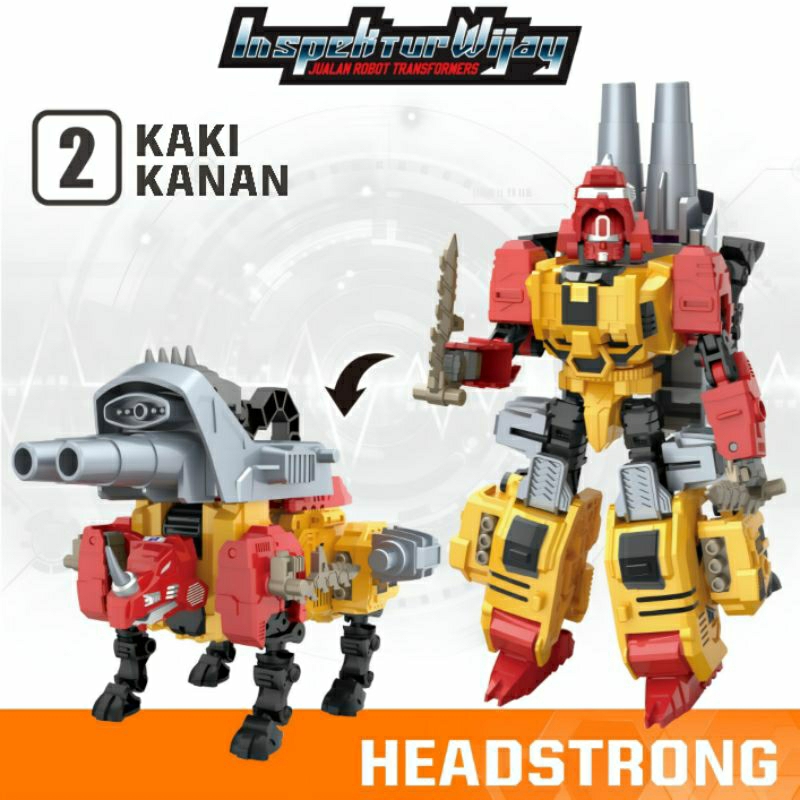 Jual NON JINBAO PREDAKING FERAL REX MMC COMBINER BOT 6 in 1 merek ...