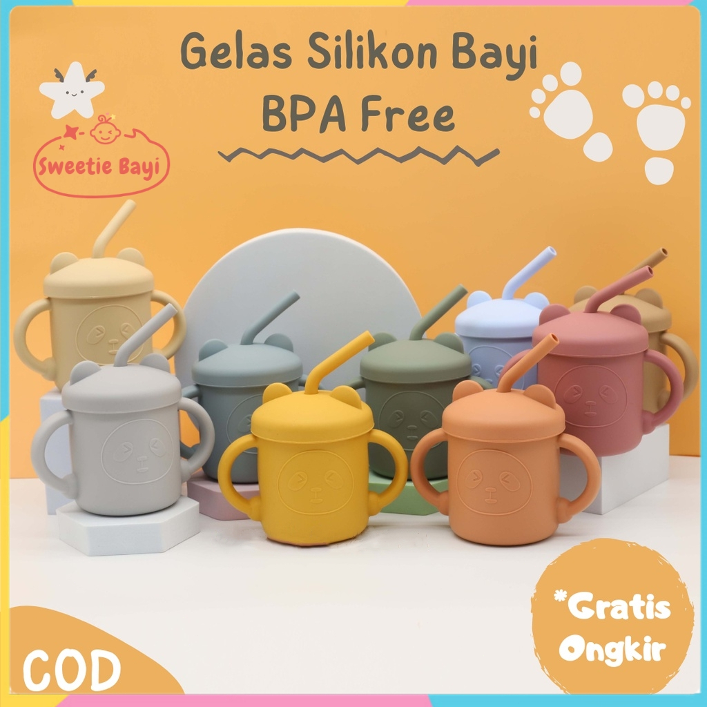 Jual 【SweetieBayi】Gelas Silikon Bayi Bpa Free Baby Safe Training Cup ...