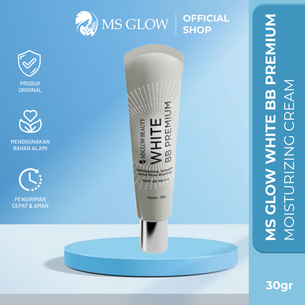 Jual MS Glow White BB Premium Original Pencerah Wajah Tone Up | Shopee ...