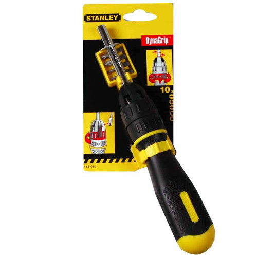 Jual MultiBit Ratcheting Screwdriver Stanley Obeng Ratchet 10 Pcs ...