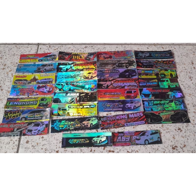 Jual STIKER NEW TCI ORIGINAL 45 PCS | Shopee Indonesia