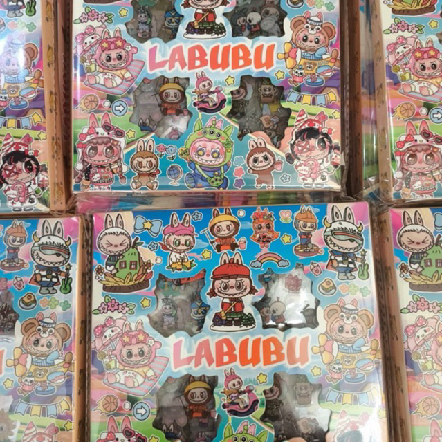 Jual STICKER MOTIF LABUBU | { 1 BOX } ISI 100 PCS | Shopee Indonesia