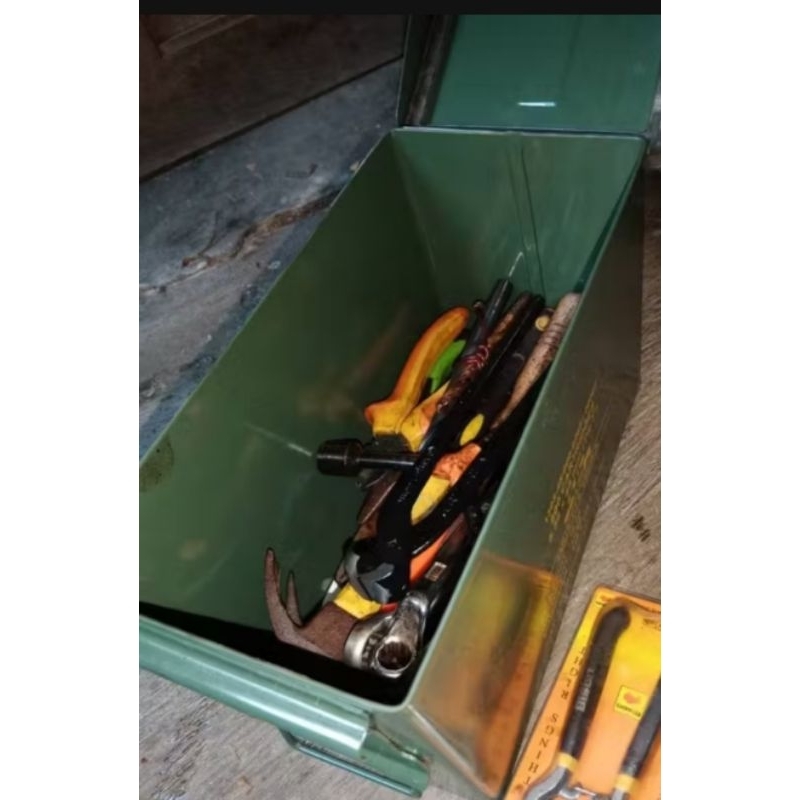Jual Kotak peluru pindad/Tool box/kotak serbaguna bahan besi | Shopee ...