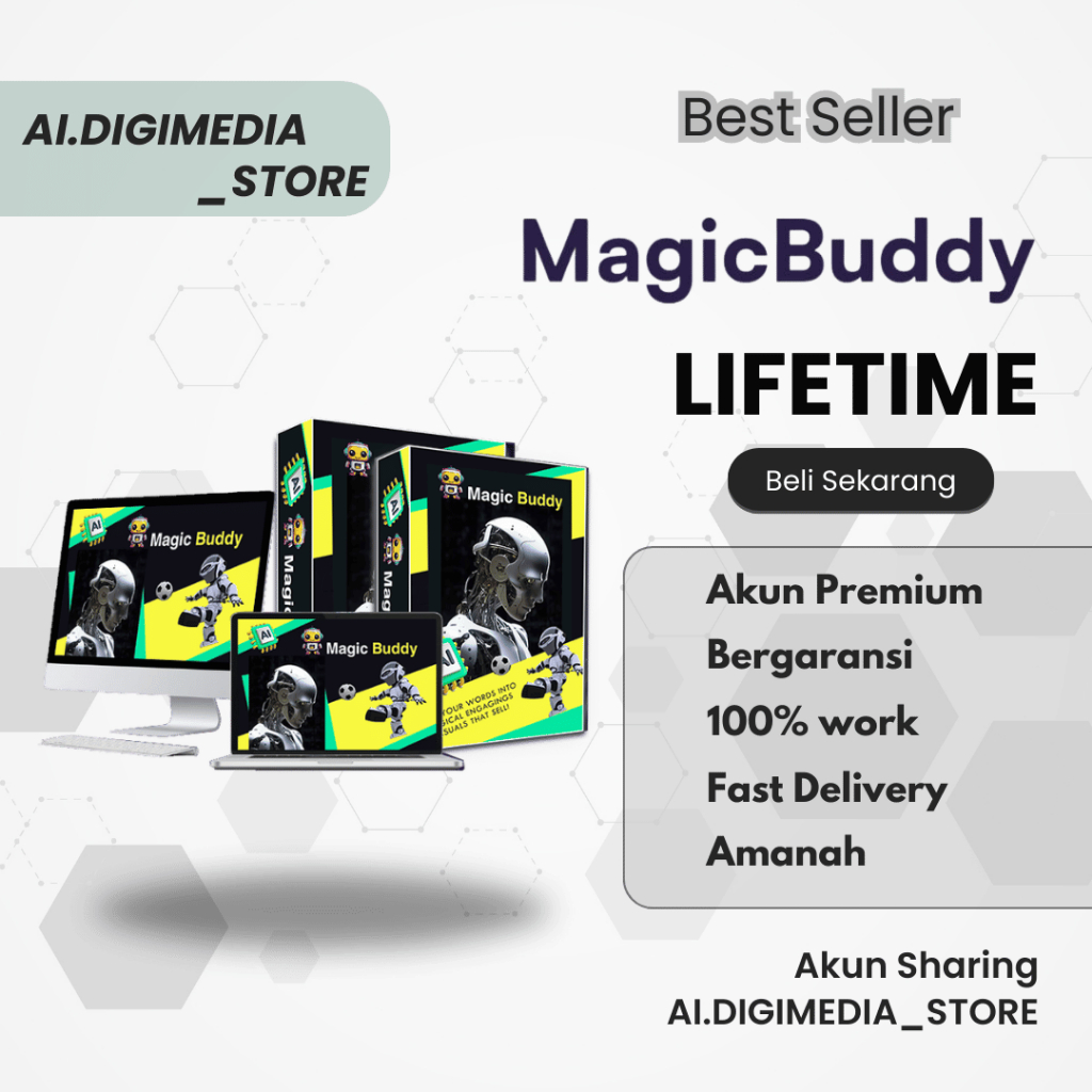 Jual Magic Buddy - Animasi Ai Ultra HD yang Menakjubkan, Seni Wajah Ai ...