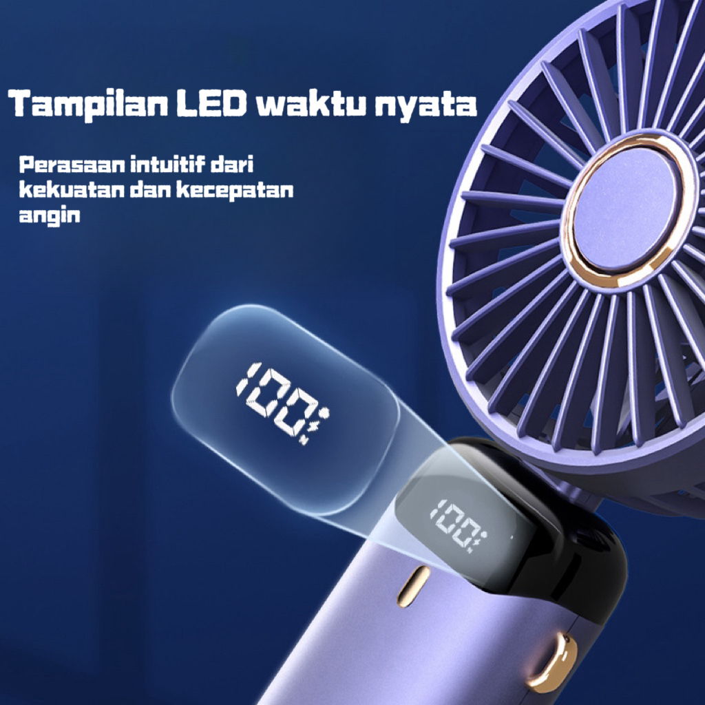 Jual GYT Kipas Lipat Mini Kipas Angin Kipas Kecil Portable Led 5-Speed ...