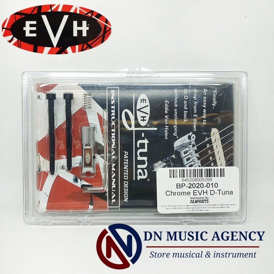 EVH D-Tuna Système Drop D - Rouge - Pour Guitare Avec Trémolo à Double Verrouillage - Accordage Rapide E à D