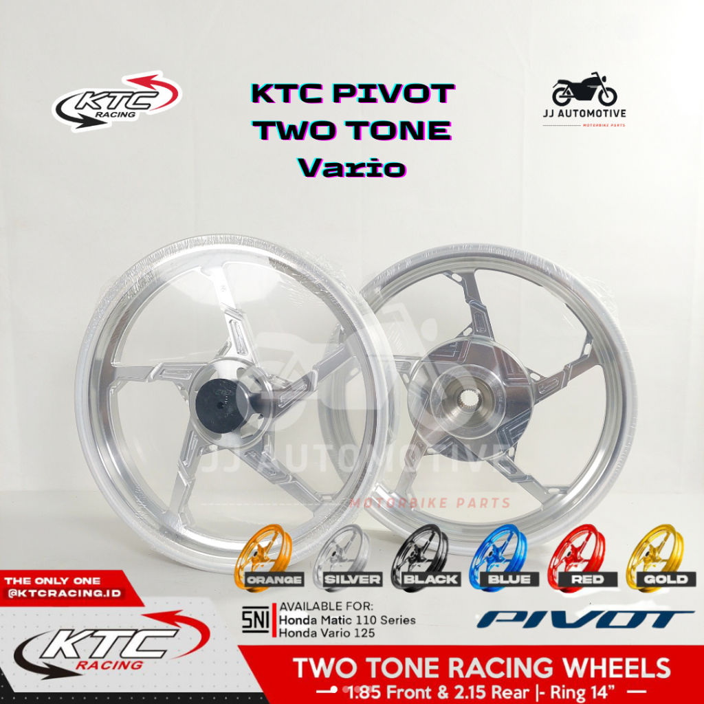 Jual Velg KTC Pivot Vario Beat Scoopy Vario 125 Vario 150 185-215 R14 ...