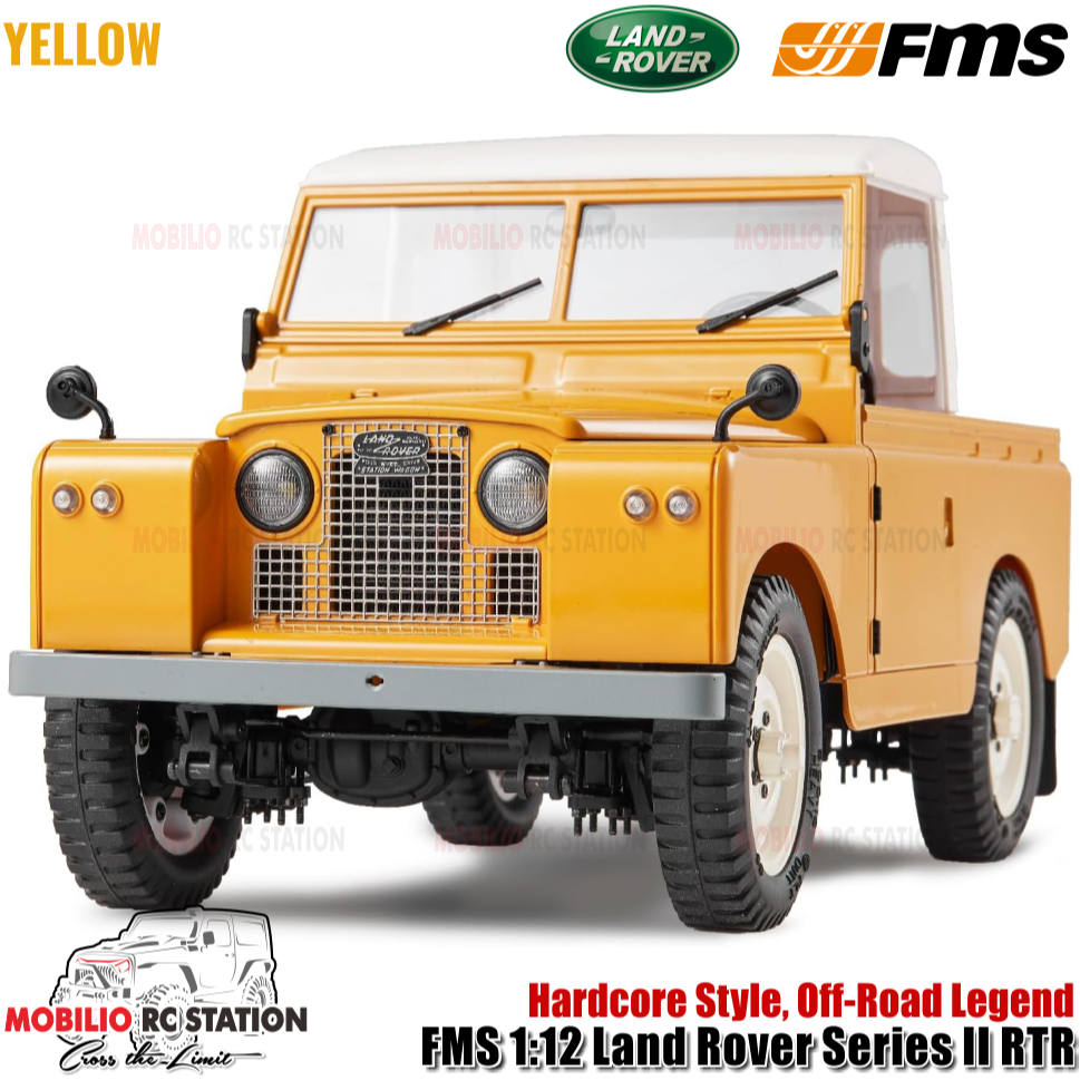 FMS Land Rover Series II RTR Excellent Off-Road Performance RC 1/12 Scale  Crawler Adventure