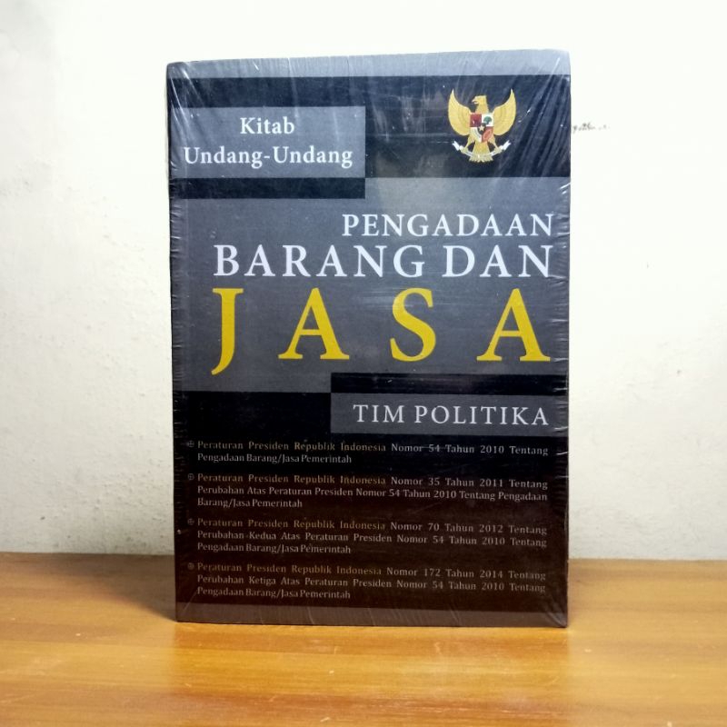 Jual BUKU KITAB UNDANG UNDANG PENGADAAN BARANG DAN JASA - 100% ORIGINAL ...