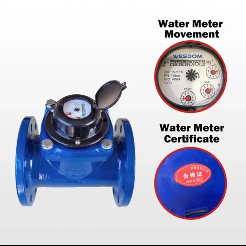 Jual Flow meter air limbah 4 inch Flow meter air kotor 4 inch swm ...