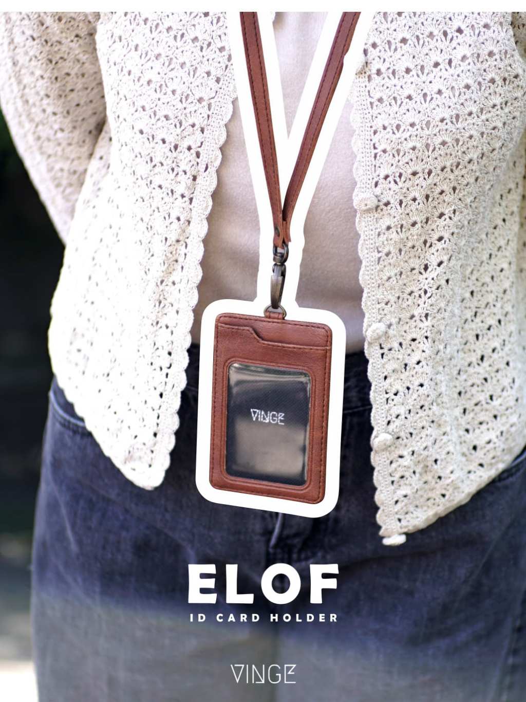 Jual VINGE-ELOF ID CARD HOLDER-NAMETAG-LANYARD | Shopee Indonesia