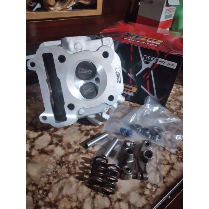 Jual kop heat mio 4 klep dan 2 klep klep 28/24 dan 26/30 XGP racing ...