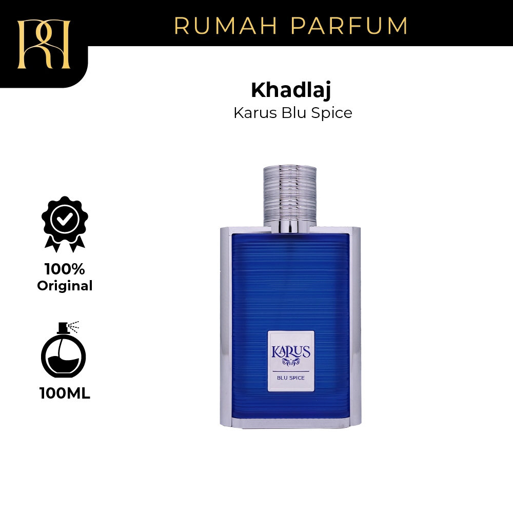 Jual Parfum Pria Wanita Khadlaj Karus Blu Spice (100 mL) Perfume