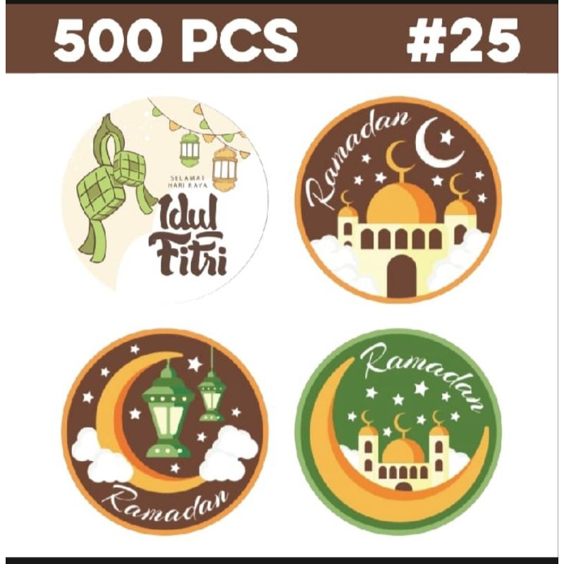 Jual Stiker Hari Raya / Lebaran/ Idul Fitri /Stiker Ucapan / Dikirim ...