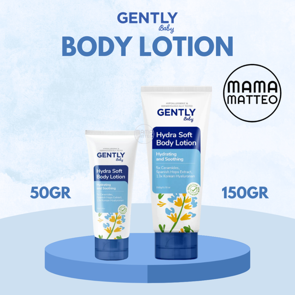 Jual GENTLY Baby Hydra Soft Nourishing Lotion 150gr 50gr Travel Size