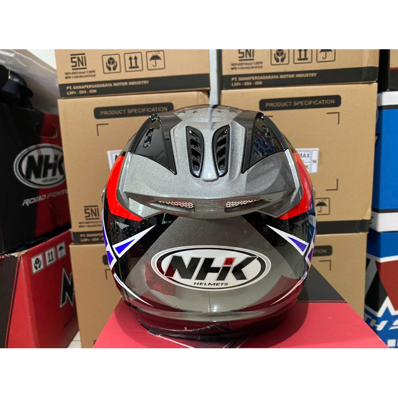 Jual NHK R6 Starlite Grey Red | Shopee Indonesia