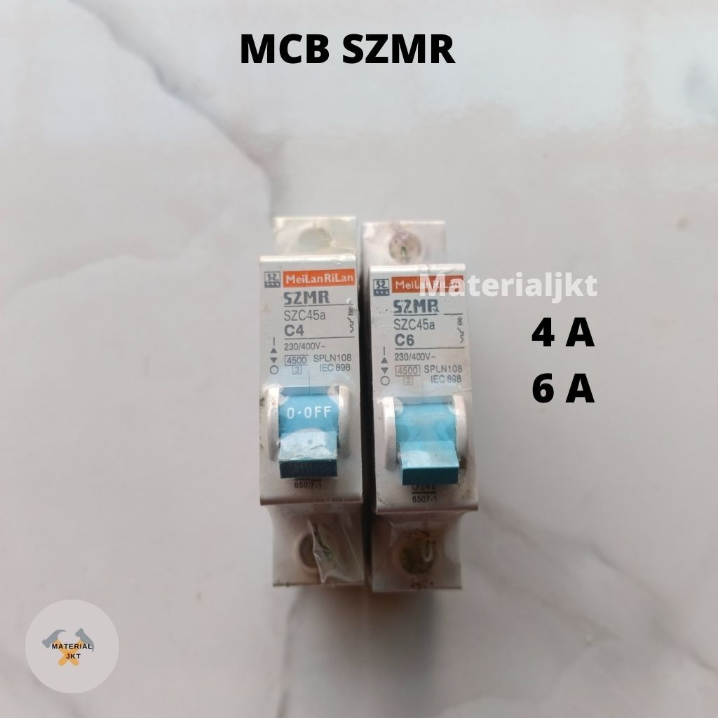 Jual MCB SZMR (Meilan Rilan) 4 Atau 6 Ampere Amper ampeer Murah Sekring ...