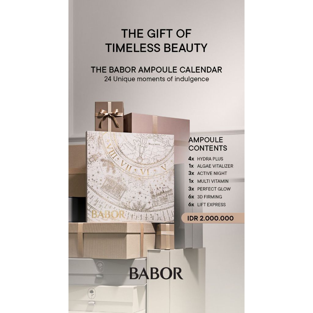 Jual POP BABOR Advent Calendar 24 pcs 2024 Edition Shopee Indonesia