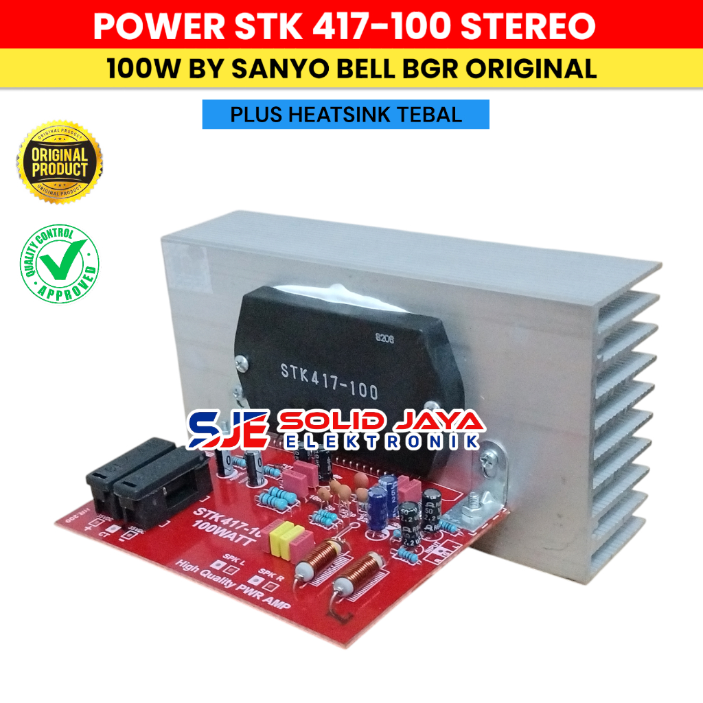 Jual KIT POWER STK 417-100 BY SANYO STEREO 100W KIT POWER AMPLIFIER STK ...