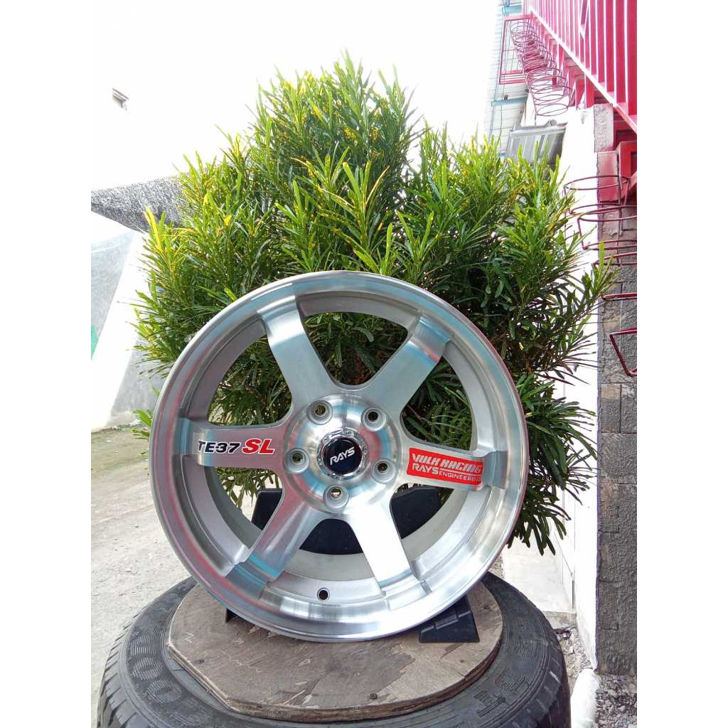 Jual Velg TE37 R16 Hol 5 Warna Silver Polish | Shopee Indonesia