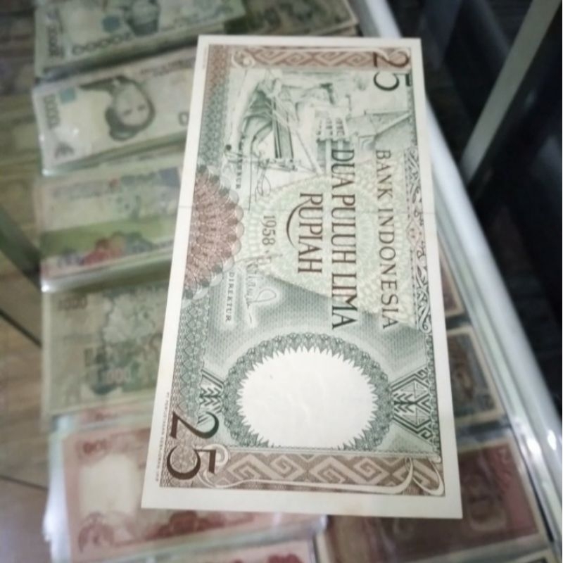 Jual uang kuno indonesia 25 rupiah pekerja asli 1958 asli | Shopee ...