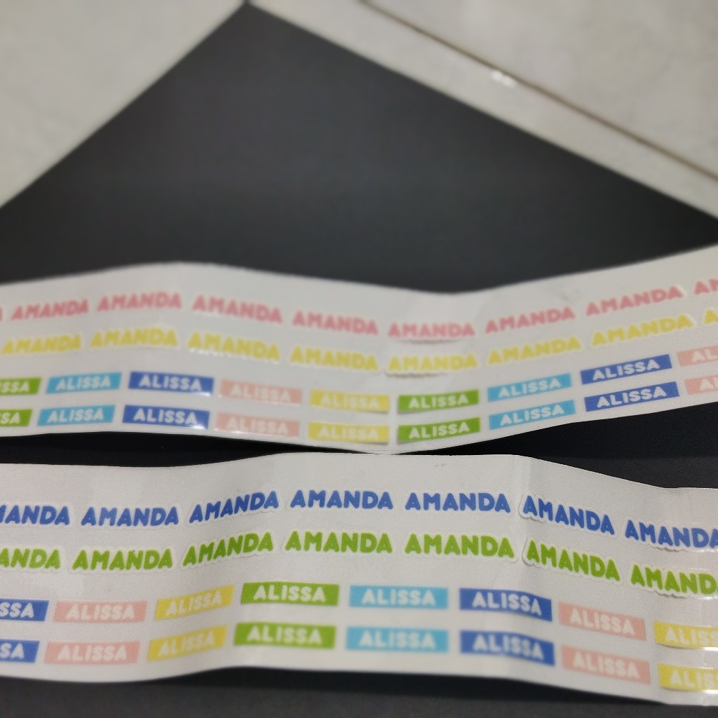 Jual Stiker Murah Bandung - Sticker Penanda Barang Perabot Sendok ...