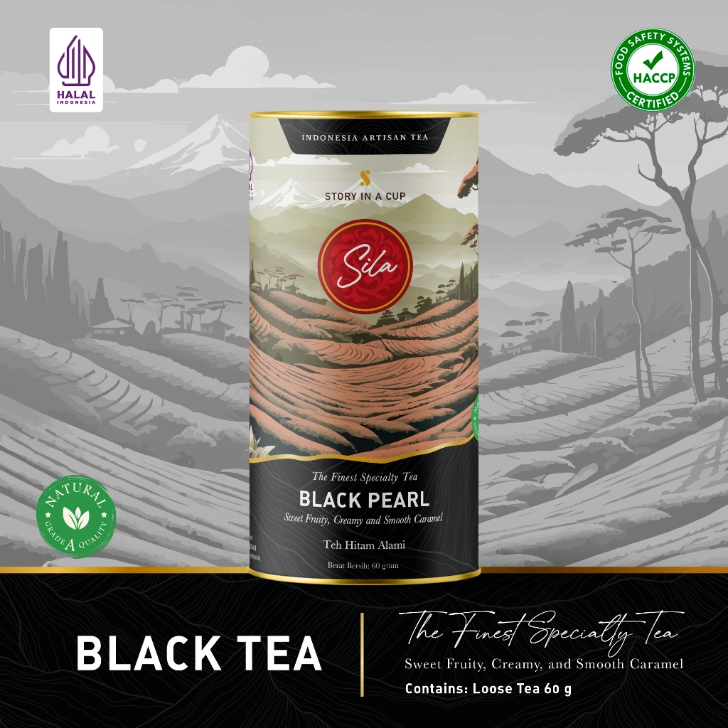 Jual Sila Specialty Tea - Black Pearl - Canister - Teh Premium - Black ...