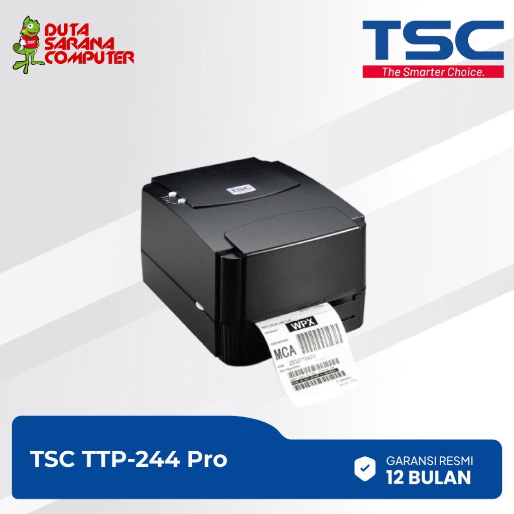 Jual TSC TTP 244 PRO Printer Barcode Label Sticker Thermal- Garansi ...