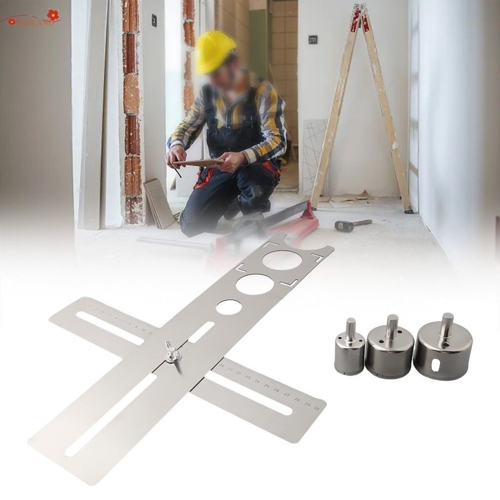 Jual 40/60cm Adjustable Tile Hole Locator/Hole Locator/Puncher Ruler ...