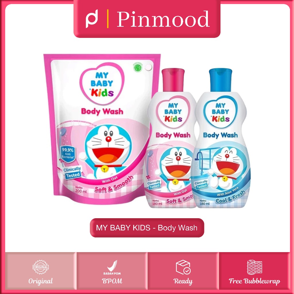 Jual MY BABY KIDS - BODY WASH DORAEMON ( 180 ml | 200 ml ) - Bodywash ...