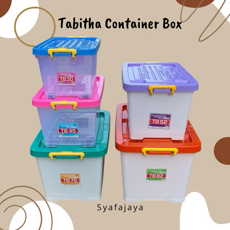 Jual [Instant] Tabitha Container Box Plastik Kotak Penyimpanan Besar ...