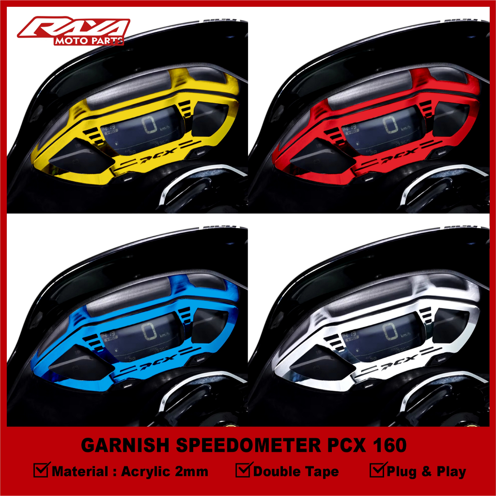Jual RAYA GARNISH SPEDOMETER PCX160 2021-2025 BAHAN AKRILIK GARNIS ...