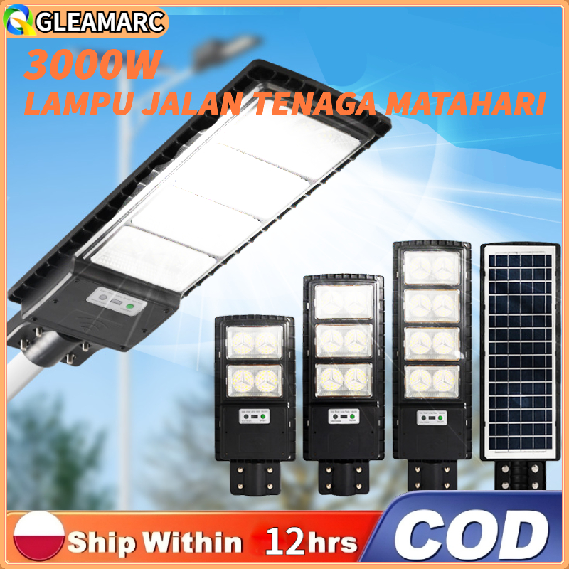 Jual Gleamarc W Lampu Jalan Tenaga Matahari Solar Cell Solar Panel Lampu Led Garansi Thn