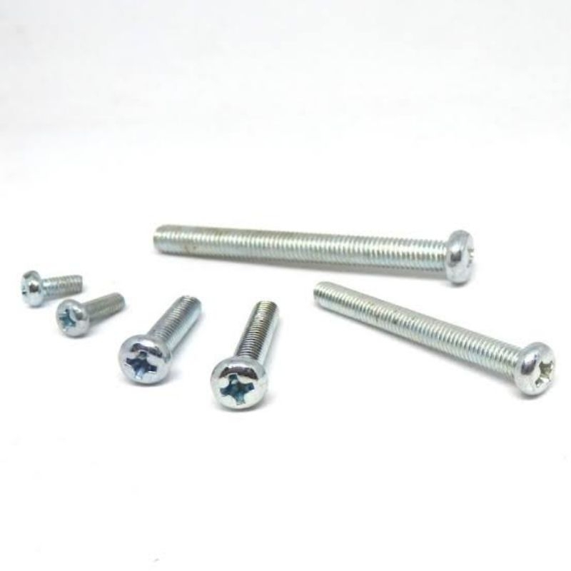 Jual 10pcs baut 8 bunga baut obeng panjang 4cm m5x40 | Shopee Indonesia