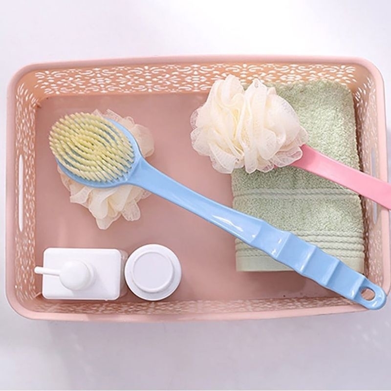 Jual 3M_Sikat Punggung Shower Puff Mandi 2in1. | Shopee Indonesia