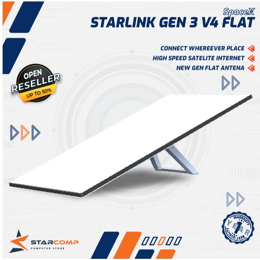 Jual Starlink V4 Gen 3 Satelite Kit Antena Wi-Fi 6 Router | Shopee ...