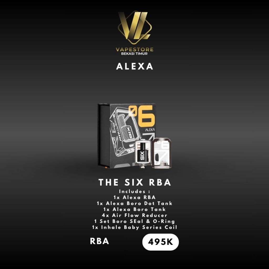 Jual Alexa The Six RBA for Boro & DotAIO RBA by Alexa x Inhale - PS ...