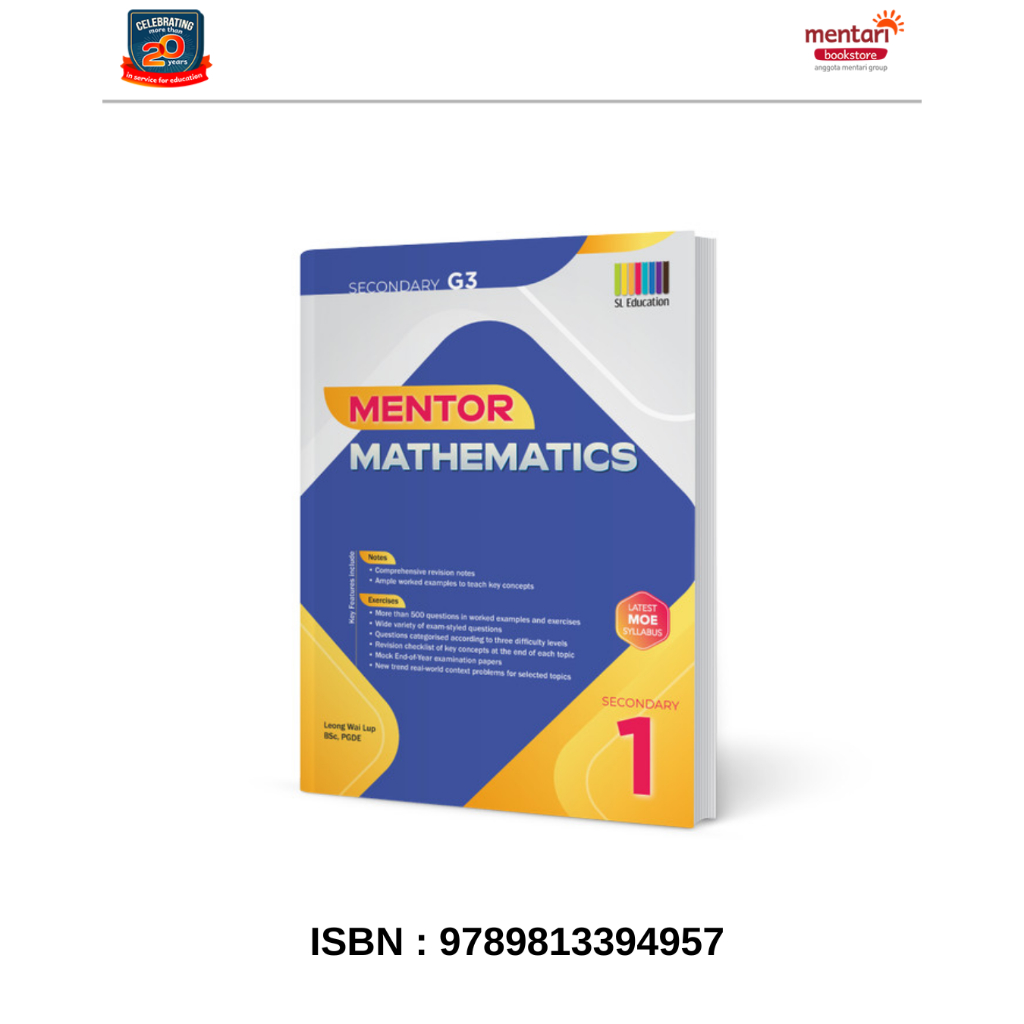 Jual Mentor Maths Secondary Book |Buku Latihan Matematika SMP - SMA ...