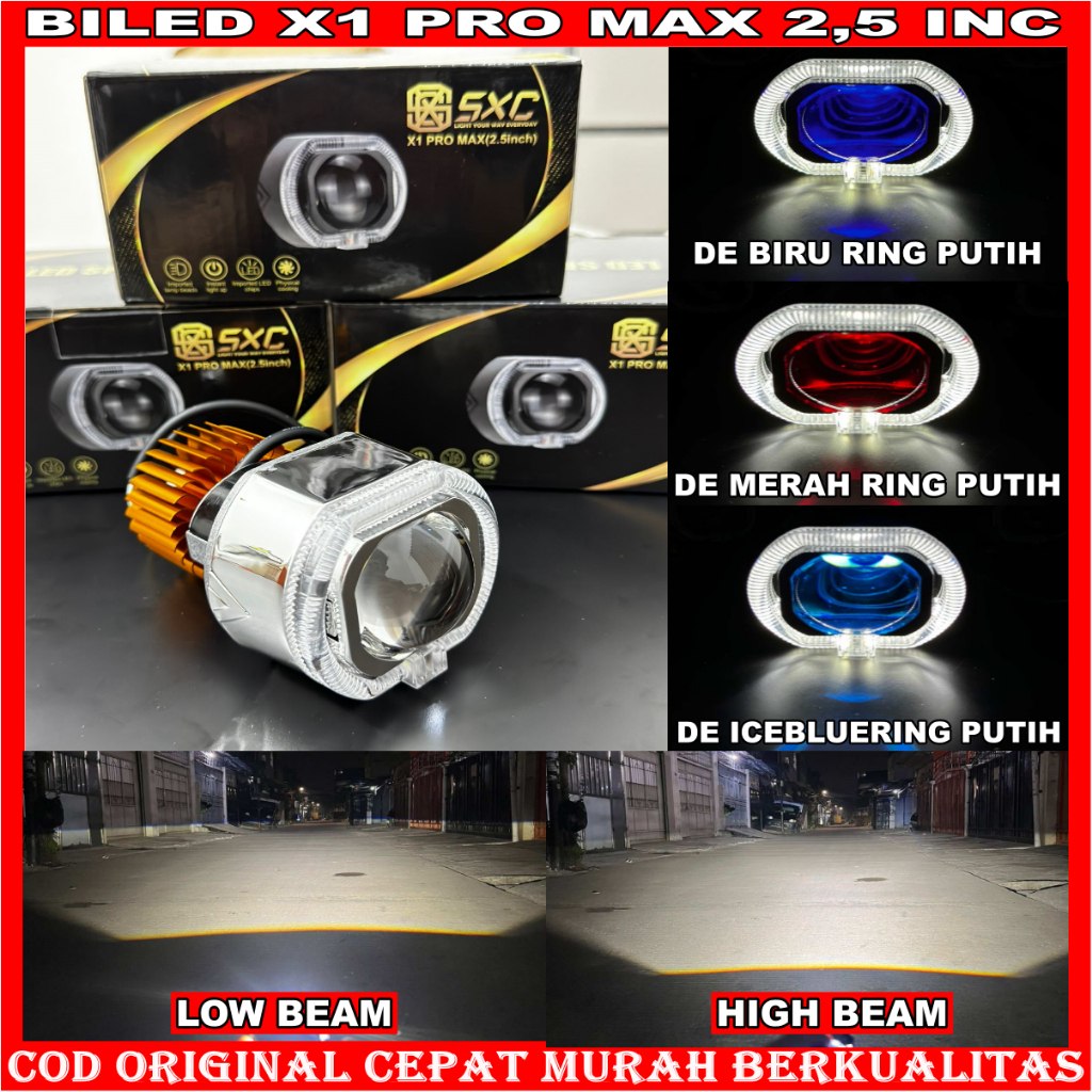 Jual ORIGINAL PACKET BUNDLING PROJIE BILED MATRIX X1 2.5 INC X1 PRO MAX ...
