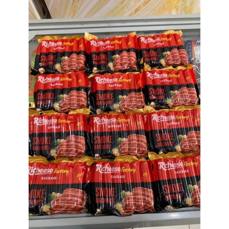 Jual Richeese Factory Sausage | sosis Richeese smoke bratwurst | Shopee ...