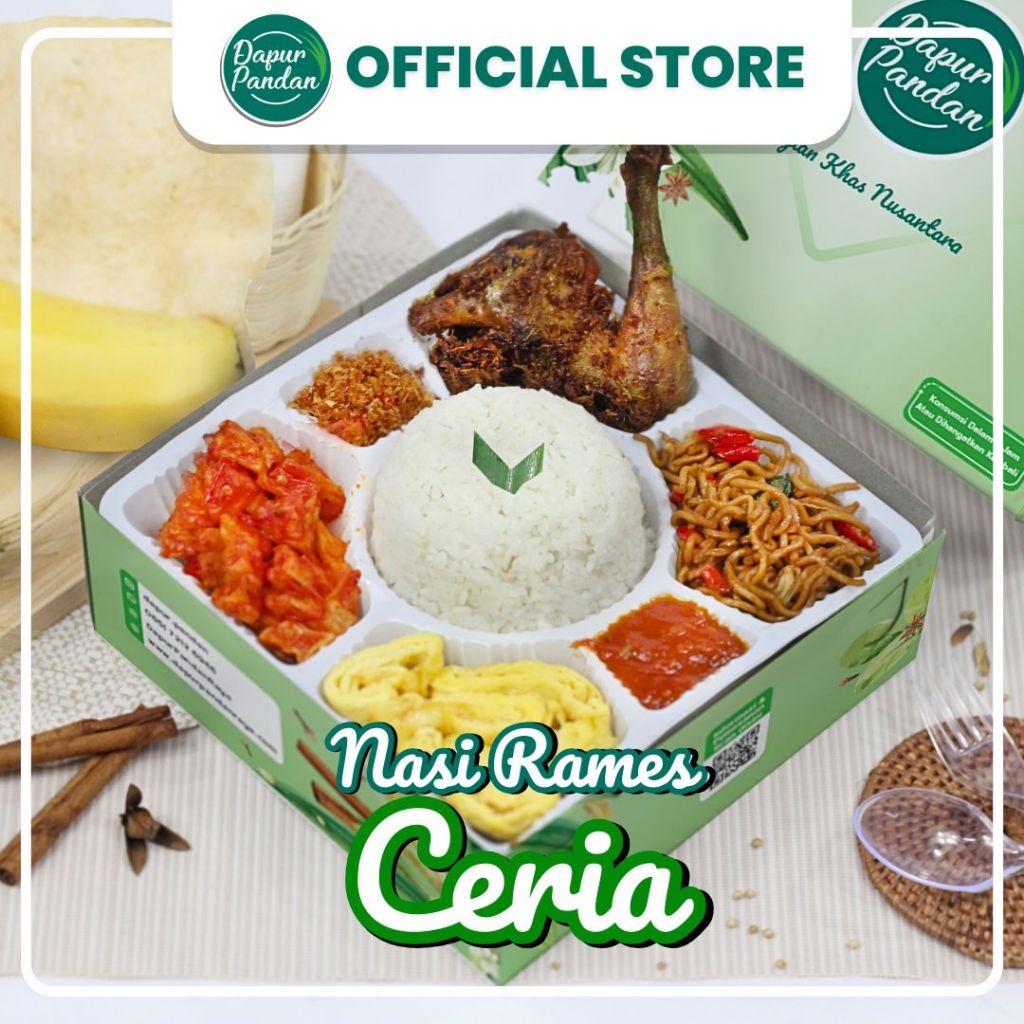 Jual Nasi Rames Ceria Lunch Box Ready Cepat Langsung Kirim Terenak ...