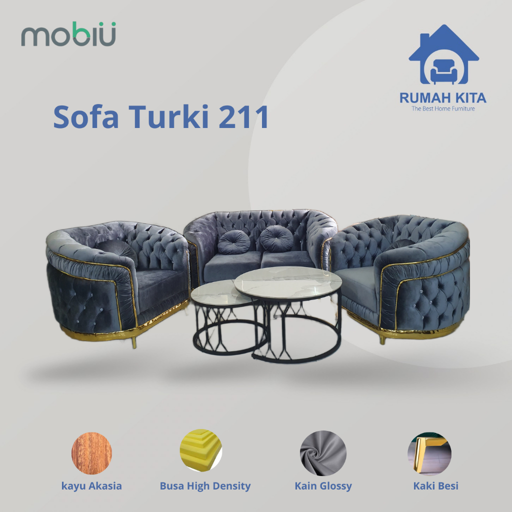 Jual Sofa Turki 211 Tanpa Meja Shopee Indonesia